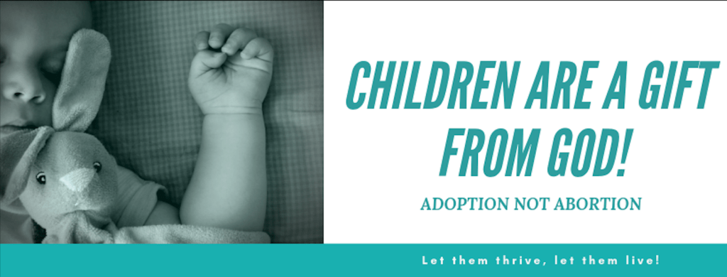 An Incredible Mosaic of Love                            |Adoption not&nbsp;Abortion